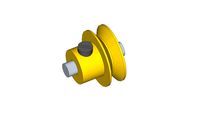 Poulie diam-13 Laiton MECCANO