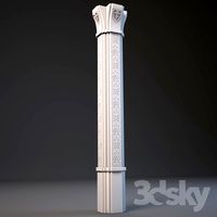 Colonna in Kazakh style
