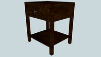Crate & Barrel - Bento Kona Nightstand