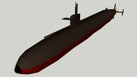U.S.NAVY Los Angeles class nuclear submarine