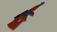 SVD Dragunov Combat Sniping Rifle