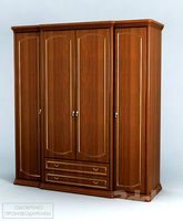 Wardrobe 4-door Luigi