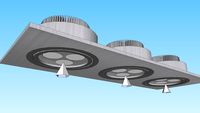 Luminária Trio LED 9W