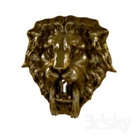 Mask lion with a keyhole