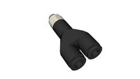 Y simple piquage mâle cylindrique diamètre 4 - M5x0,8
