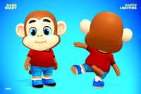 Monkey Chimp Primate Animated