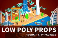 3D Low poly "Dubai" prop Pack