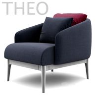 chair with ottoman THEO (zeo)