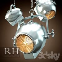 RH LANGLEY PENDANT COLLECTION (2 size)