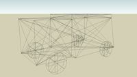iveco cargo wireframe mesh for rigs of rods
