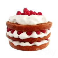 Raspberry cake