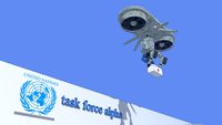 UN task force alpha-android command UAV unit