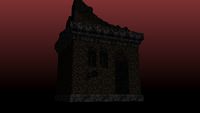 Charred Building