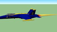 McDonnell Douglas (2012) F-18 Hornet US Navy ''Blue Angels''