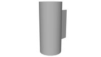 Cylinder sconce wall light