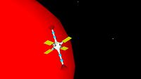 Die Weltraumstation 'Gaya' im Universum