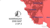 Warringah Subdivision Map (2 OF 2), Sydney, New South Wales, Australia