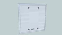 RedDot 2 gang blank cover