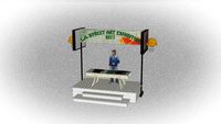 T-shitrt spray booth
