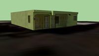 vivienda de hormigon verde m55