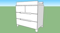 BLOOM ALMA DRESSER + UNIVERSAL CHANGE TRAY