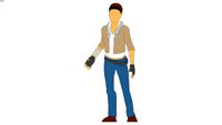 Alyx Vance from Half-Life2 - 2D