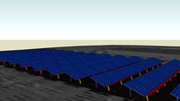 Ombrières de parking photovoltaïques