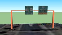 exit sign in Hwy. 491