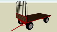 Flat trailer