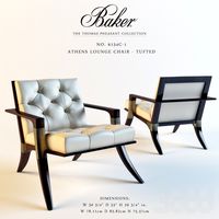 Baker_6134C-1_ ATHENS LOUNGE CHAIR - TUFTED