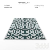 Fretwork rug by Emily Todhunter