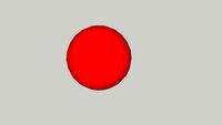 big red ball (sphere)