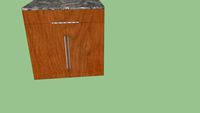 kitchen counter with marble tops