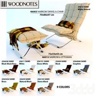Кресло и оттоманка Woodnotes NARROW SWIVEL k CHAIR WITH TUBULAR