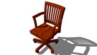 Courtroom Swivel Arm Chair