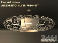 Fine Art Lamps ALLEGRETTO SILVER 798640ST