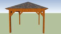 12x14 wood pavillion