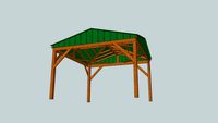 Oakwolf's Picnic Shelter 14x14
