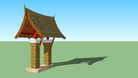 Thai Style Entrace Gate