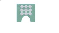 Bluegreen Contour Bath Rug