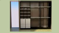 La Palmira Amoblamientos - Cliente: Arq Fernando Gomez - interior de Placard