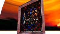 leaded glass window