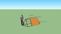 lightweight chicken pen