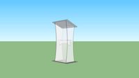 Perspex lectern
