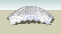 Self-Deployable Parabolic Dome