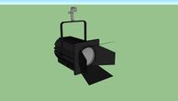 Selecon Arena PC 2kw Fresnel (Barndoors)