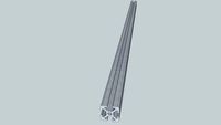 20mm Aluminum Extrusion (2' Length)