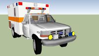 Type 1 ambulance ford f350 1995 model all strobe