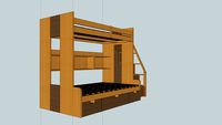 Bunkbed with staircase