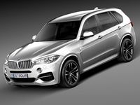 BMW X5 M-package 2015 M50d3d model
